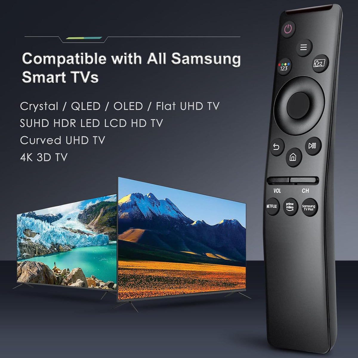 Universal Replacement Remote for Samsung Smart TVs