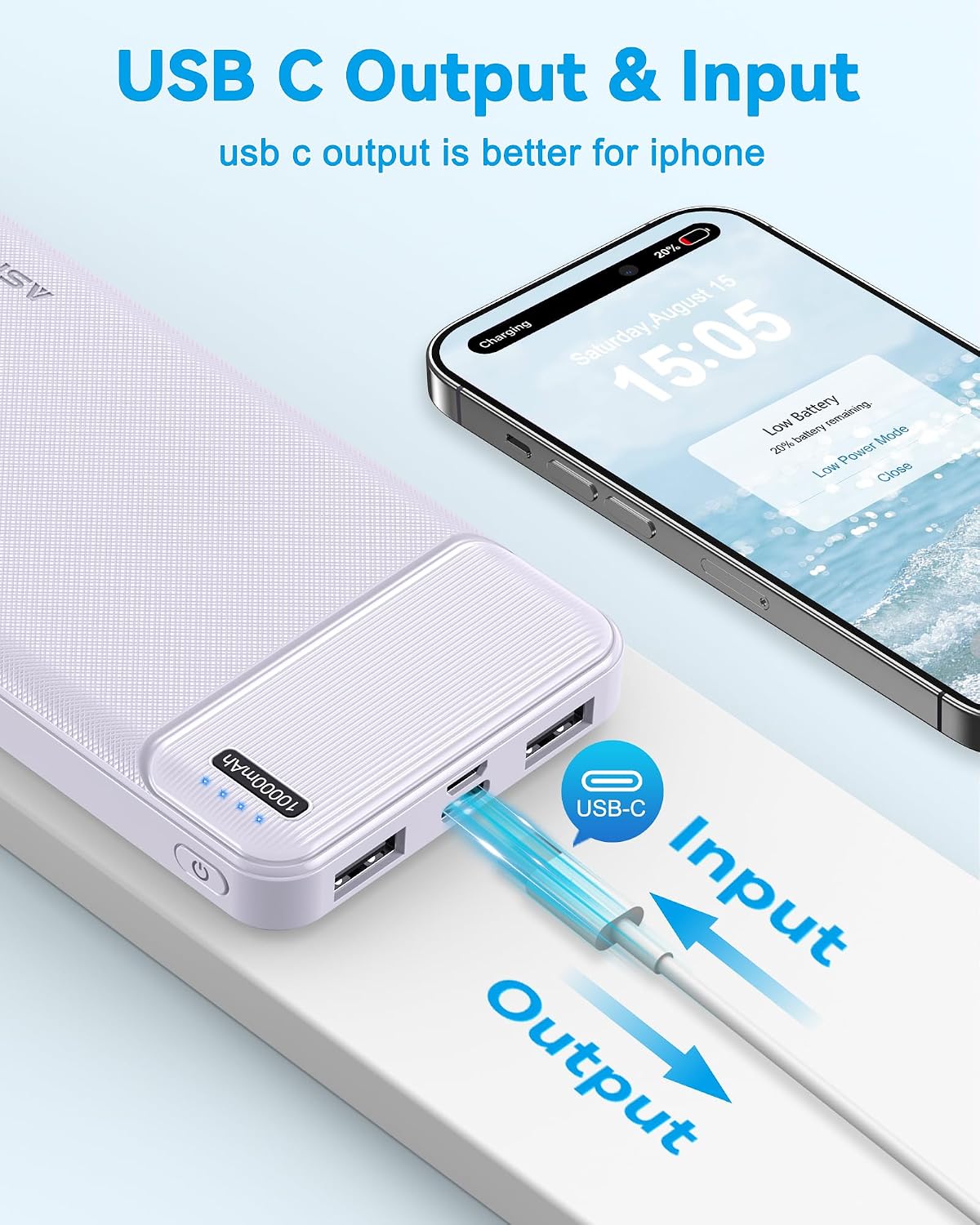AsperX 2-Pack 10000mAh Power Banks