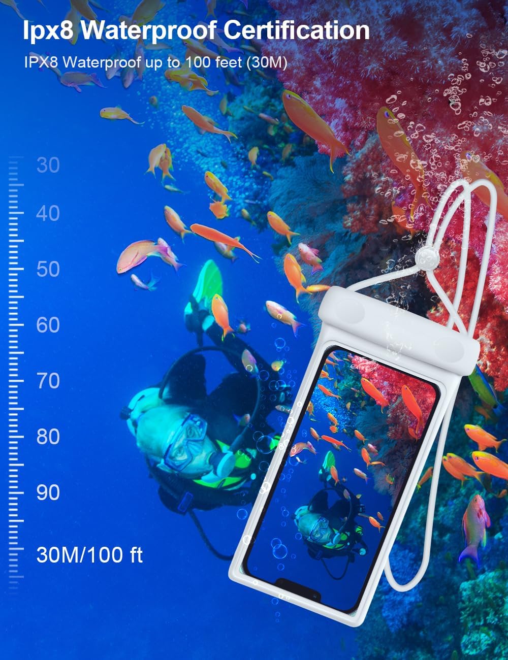 wellhouse 2-Pack Waterproof Phone Pouches