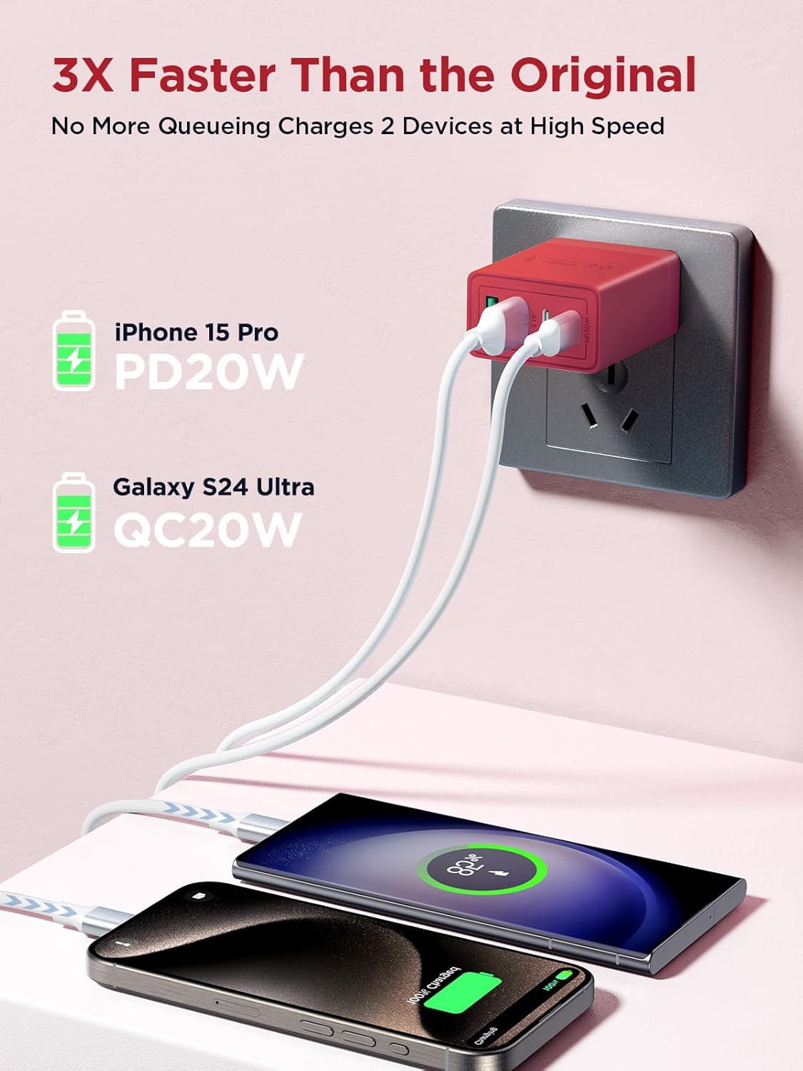 Aioneus 40W 4-Port USB-C Fast Charger