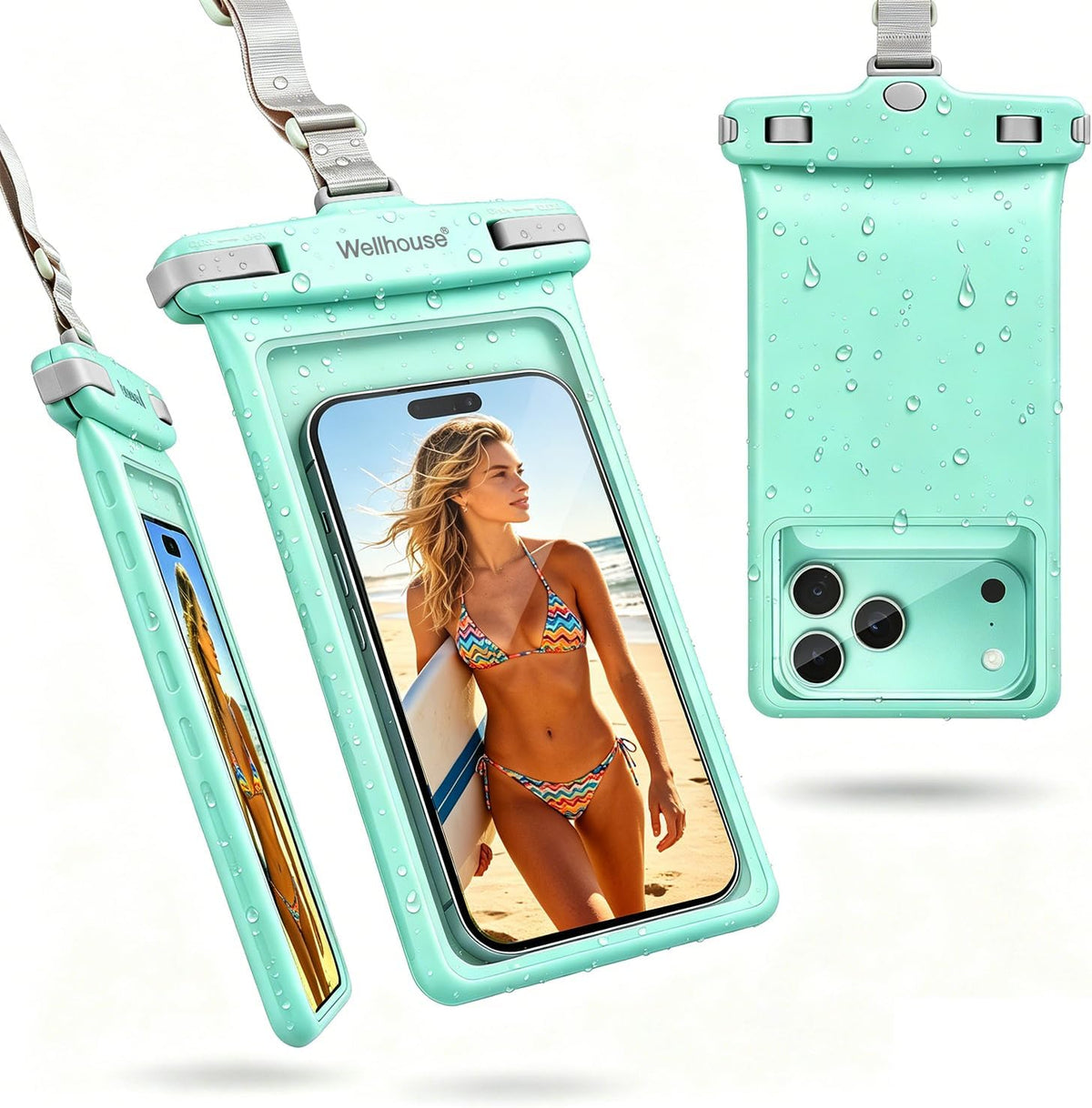 wellhouse 2-Pack Waterproof Phone Pouches