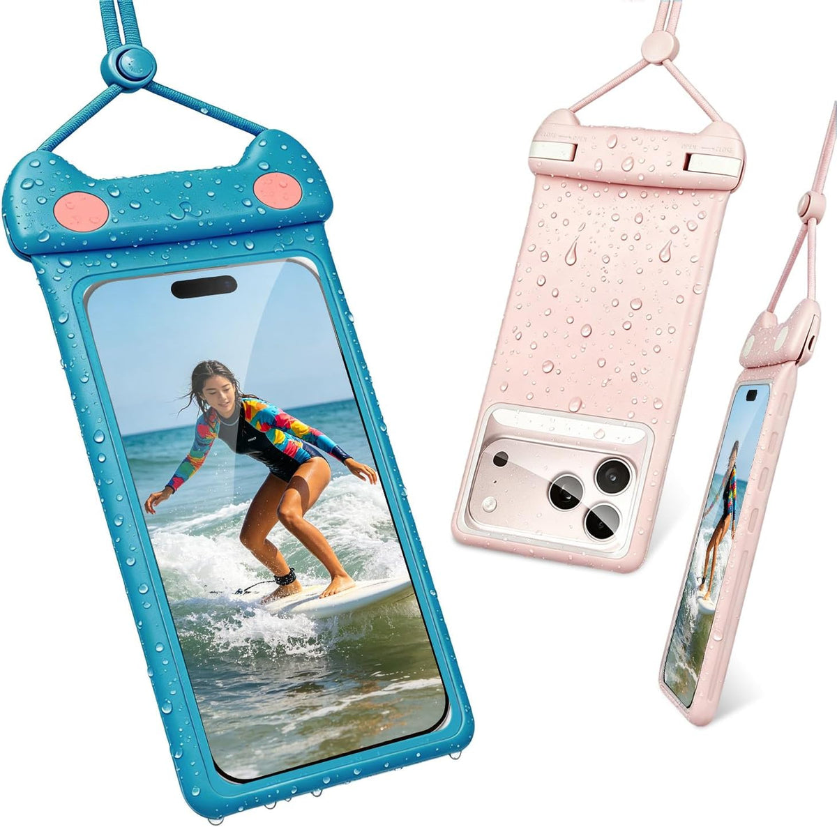wellhouse 2-Pack Waterproof Phone Pouches