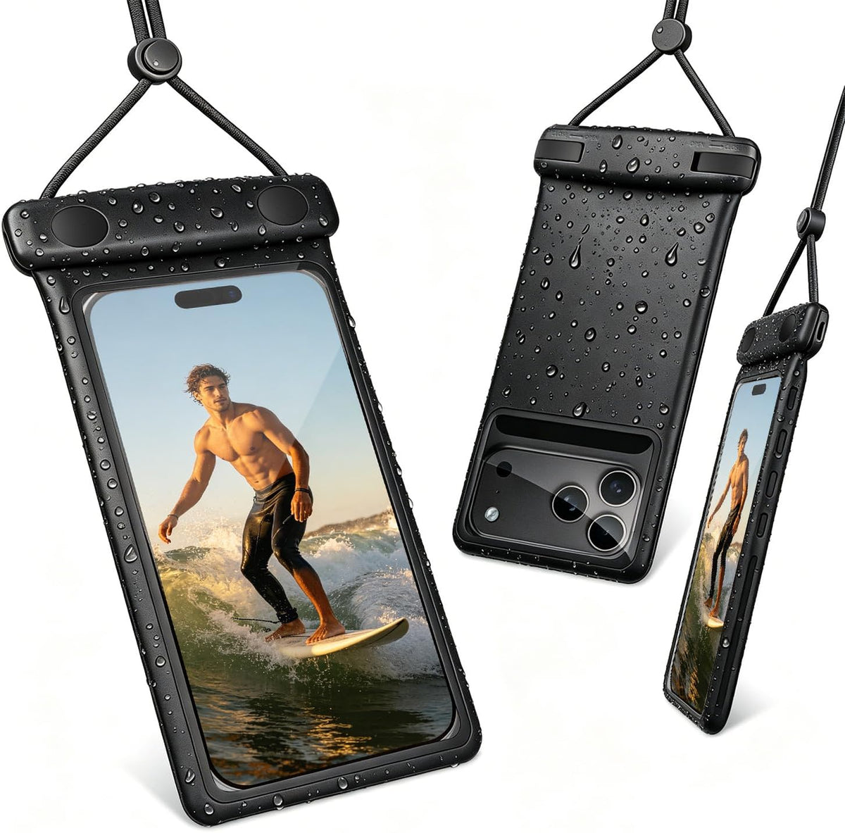 wellhouse 2-Pack Waterproof Phone Pouches