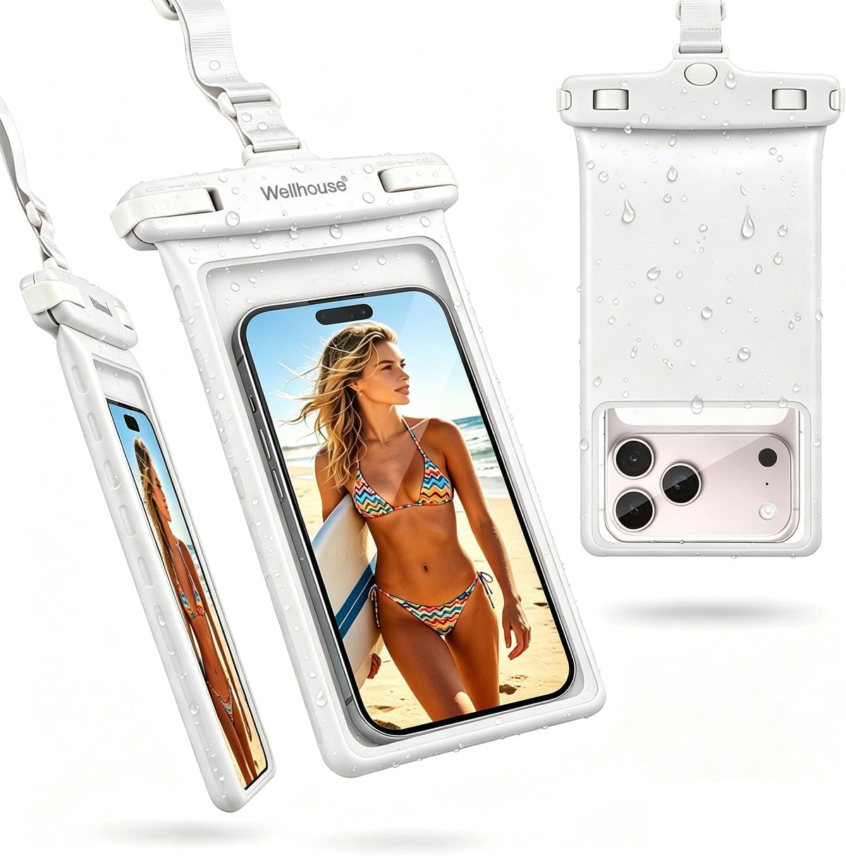 wellhouse 2-Pack Waterproof Phone Pouches