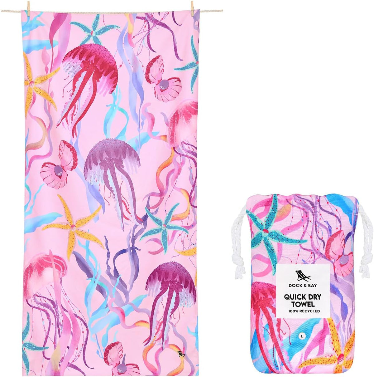 Dock & Bay Kids Quick-Dry Sand-Free Beach Towel