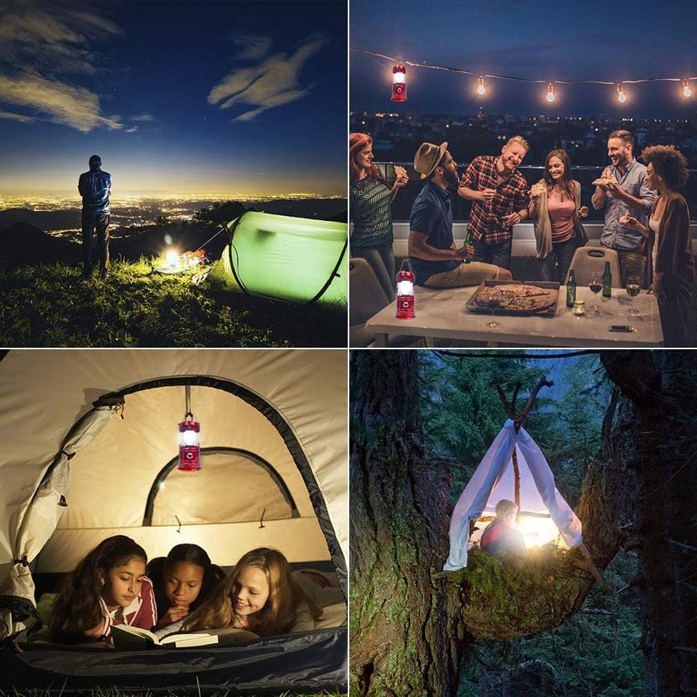 Solar-Powered Rechargeable Camping Lantern