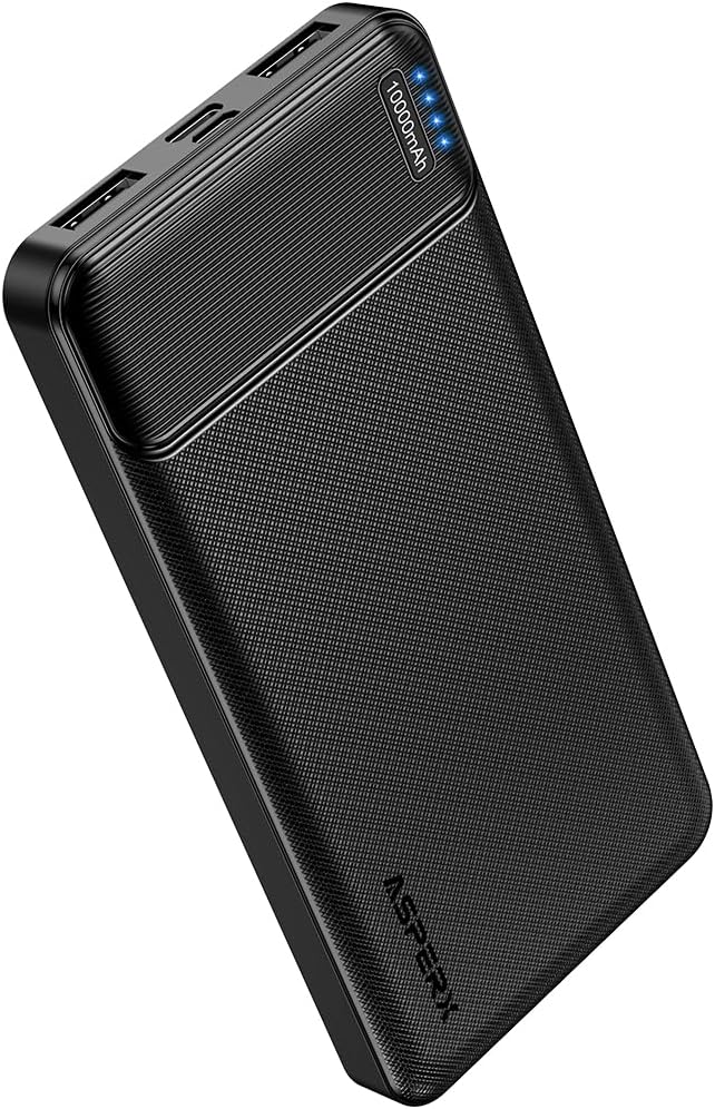 AsperX 2-Pack 10000mAh Power Banks