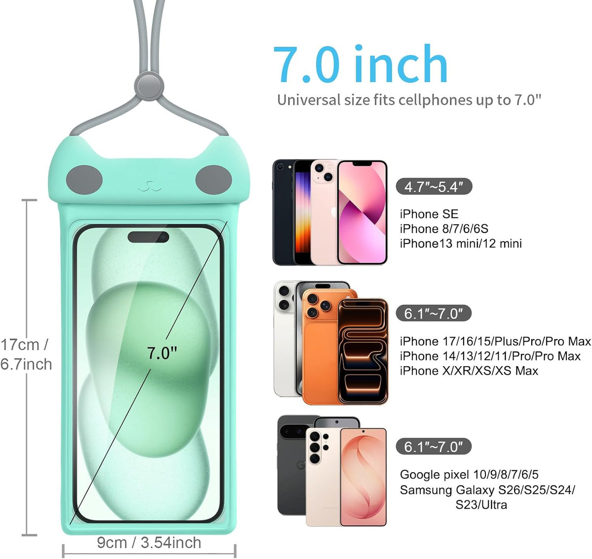 wellhouse 2-Pack Waterproof Phone Pouches