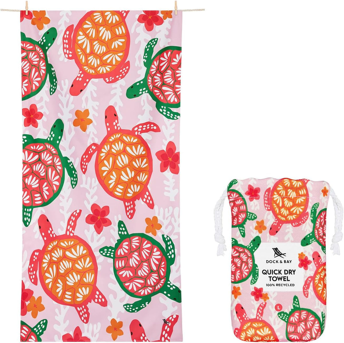 Dock & Bay Kids Quick-Dry Sand-Free Beach Towel
