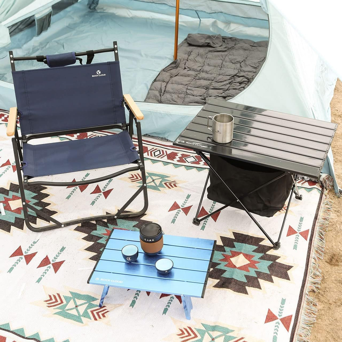 ROCK CLOUD Portable Low Beach Chair