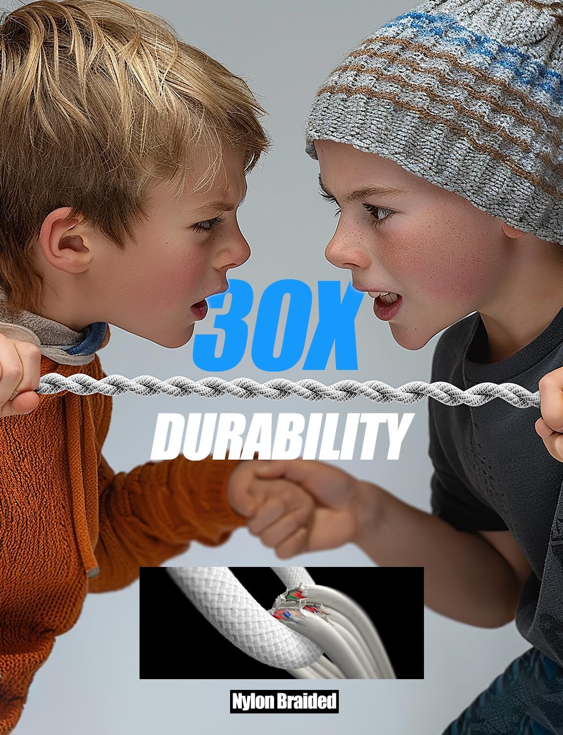 LISEN 2-Pack 240W 2m USB-C Cables