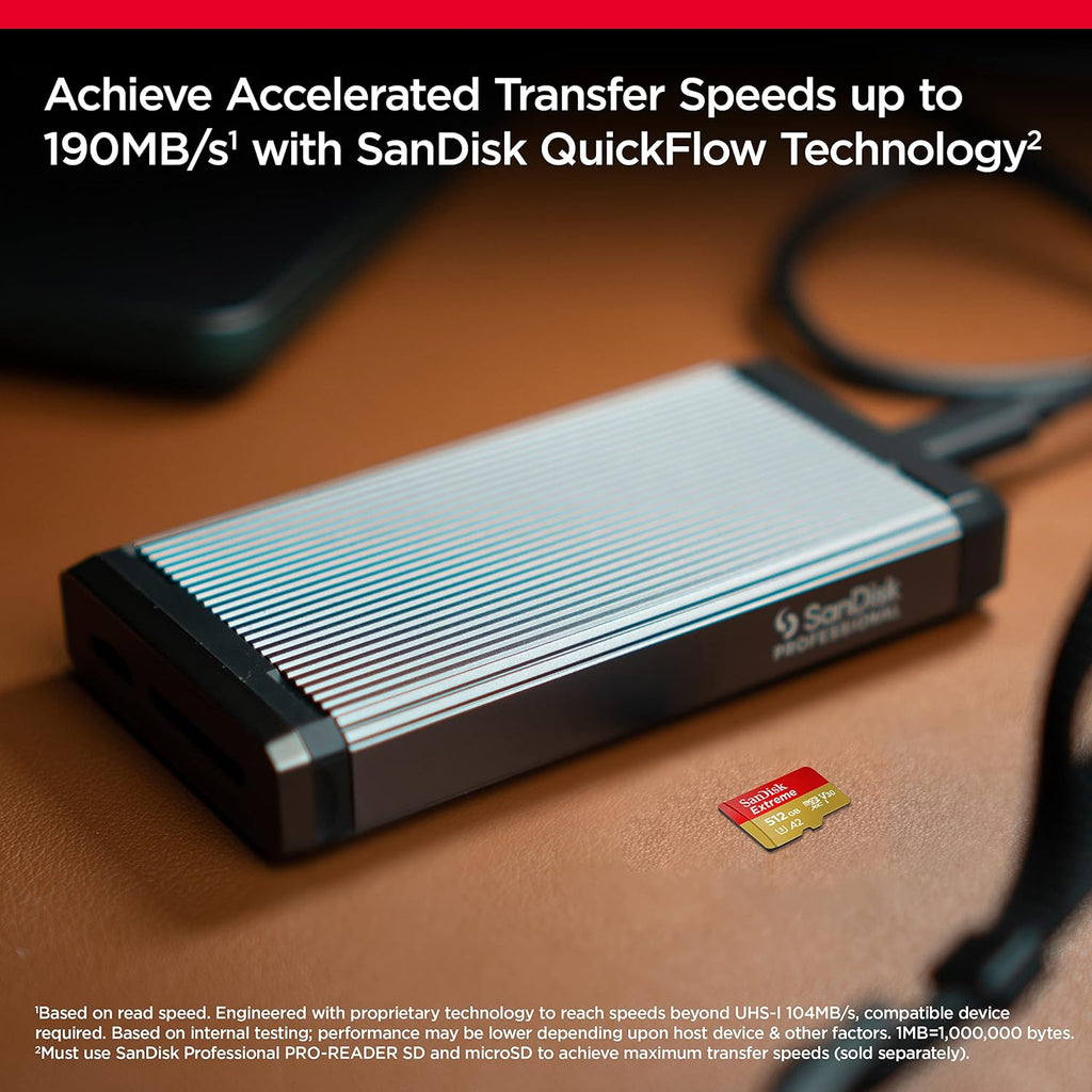 SanDisk Extreme microSDXC Card with Adapter