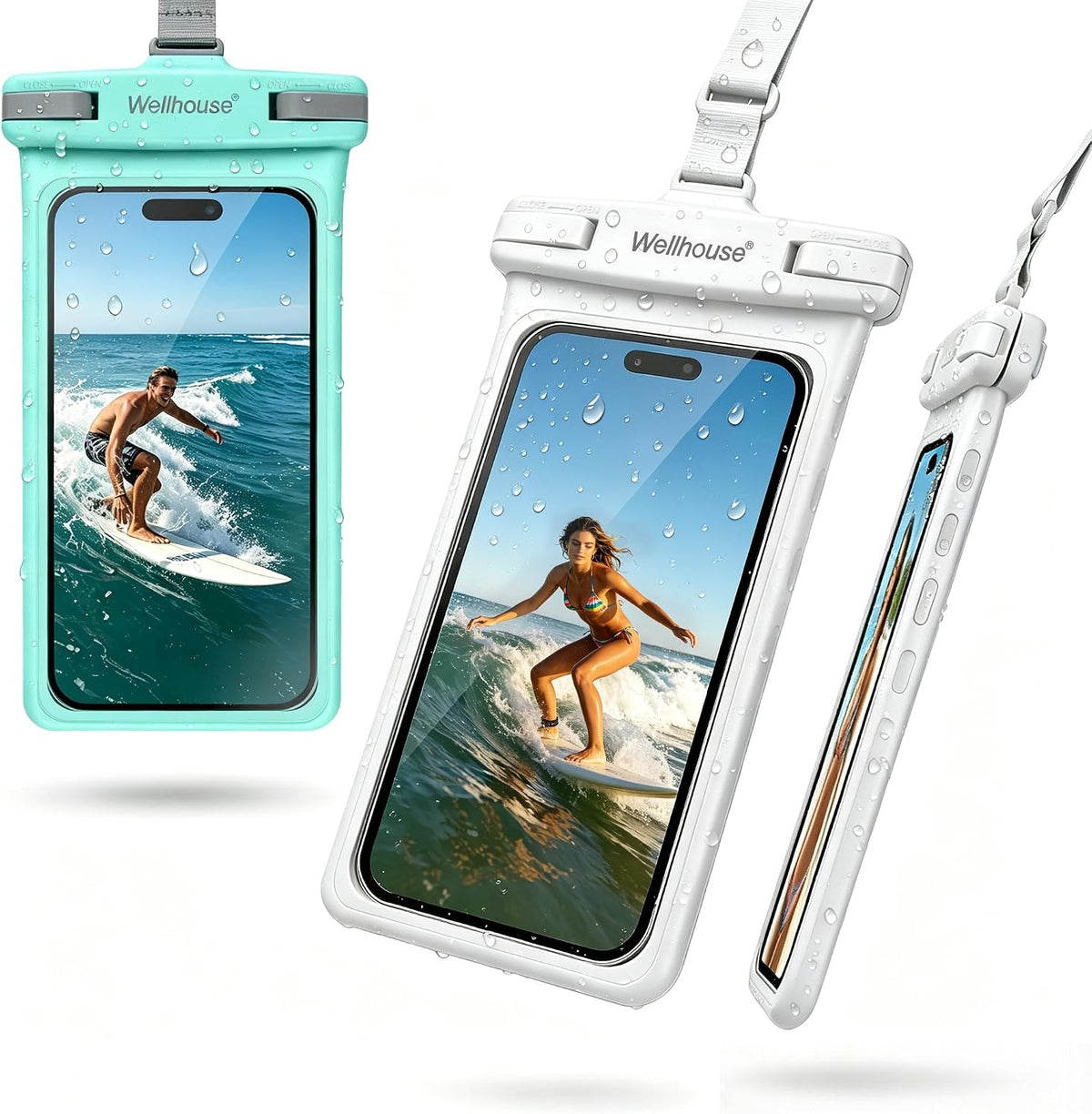 wellhouse 2-Pack Waterproof Phone Pouches