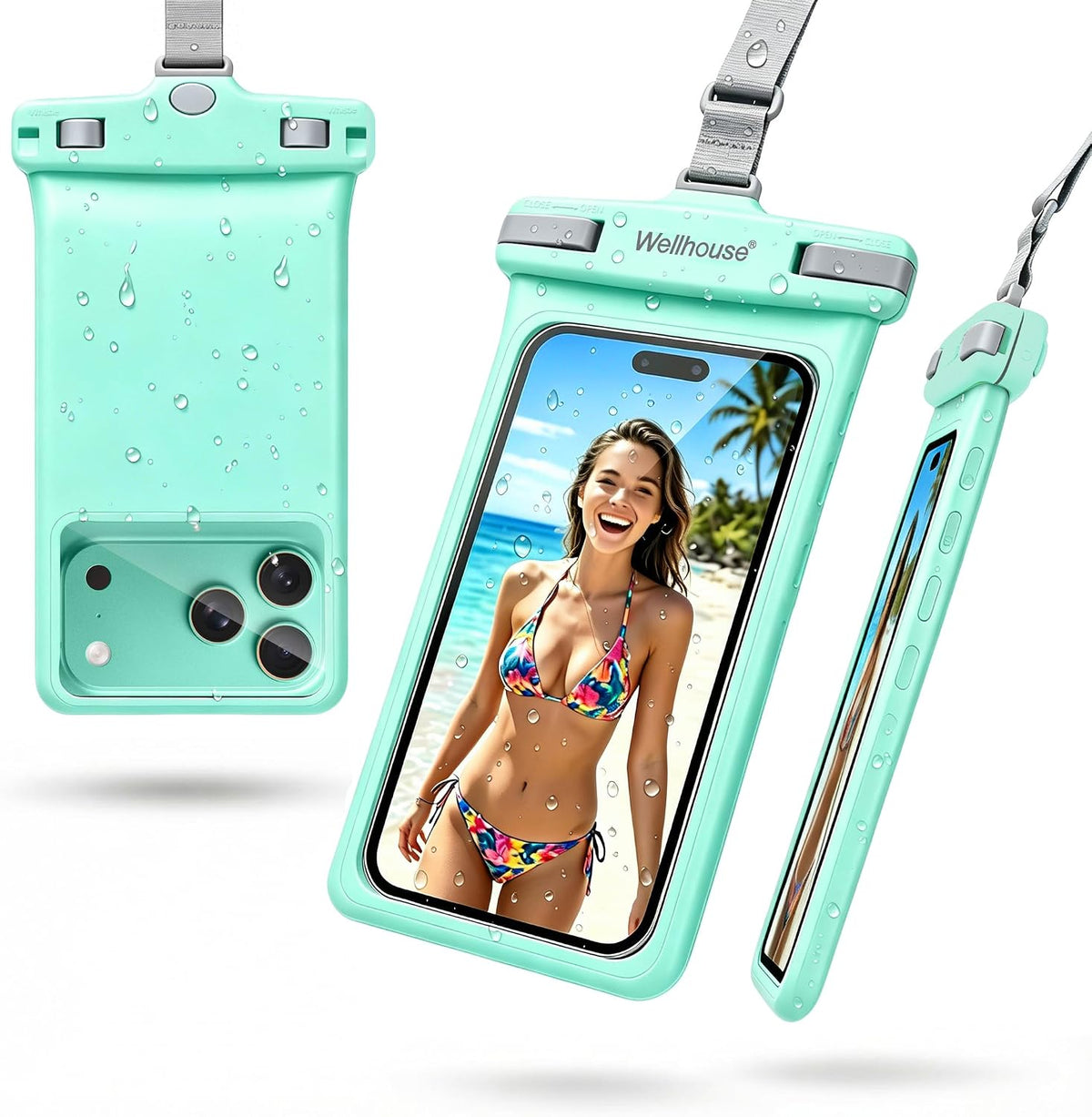 wellhouse 2-Pack Waterproof Phone Pouches