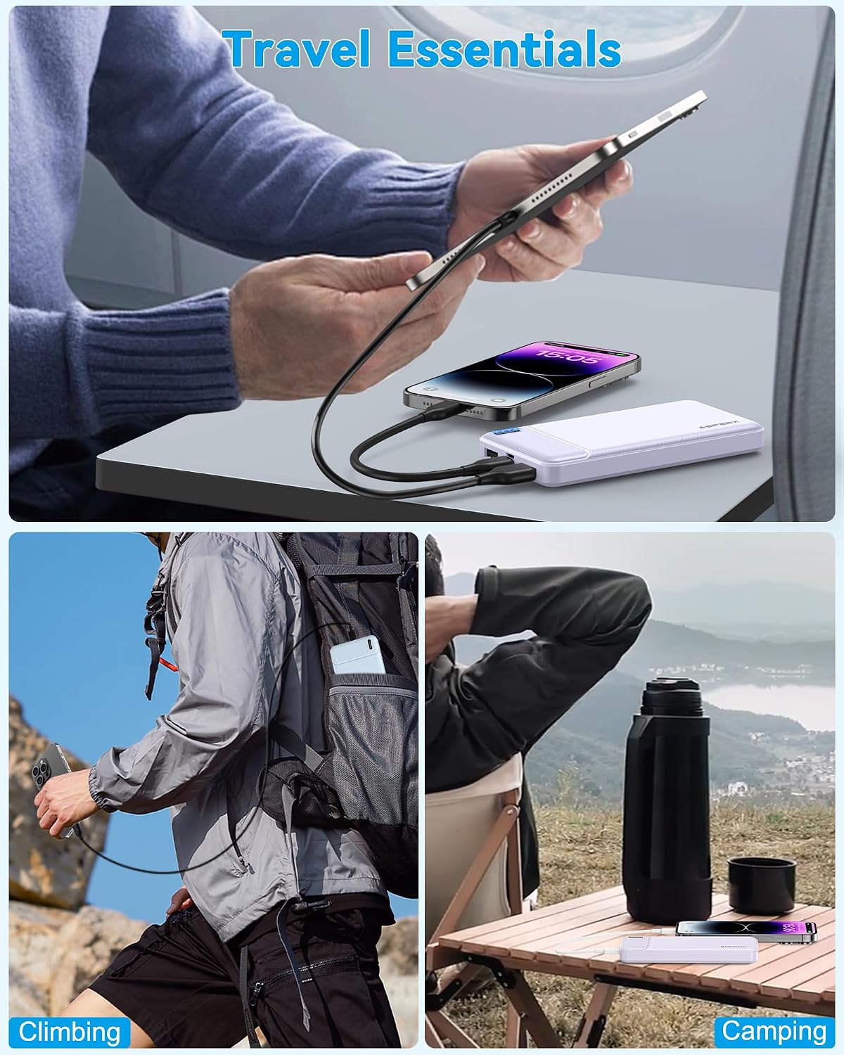 AsperX 2-Pack 10000mAh Power Banks