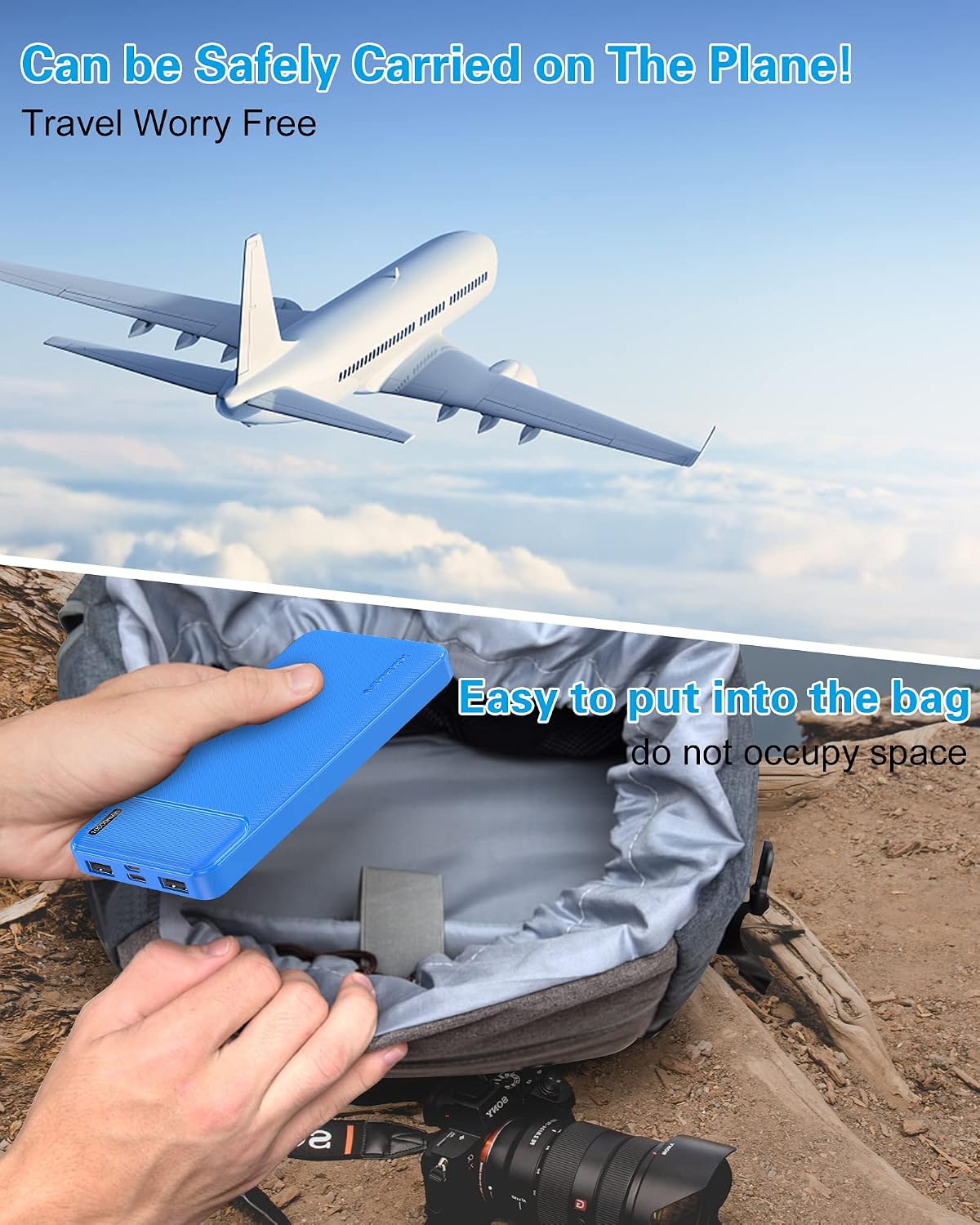 AsperX 2-Pack 10000mAh Power Banks