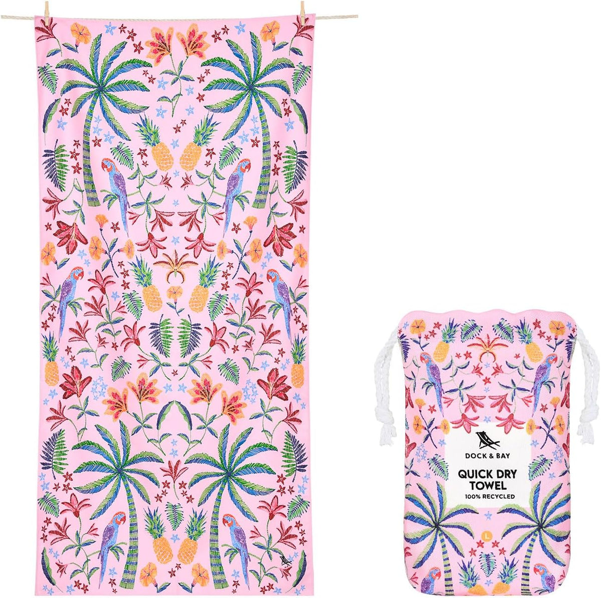 Dock & Bay Kids Quick-Dry Sand-Free Beach Towel