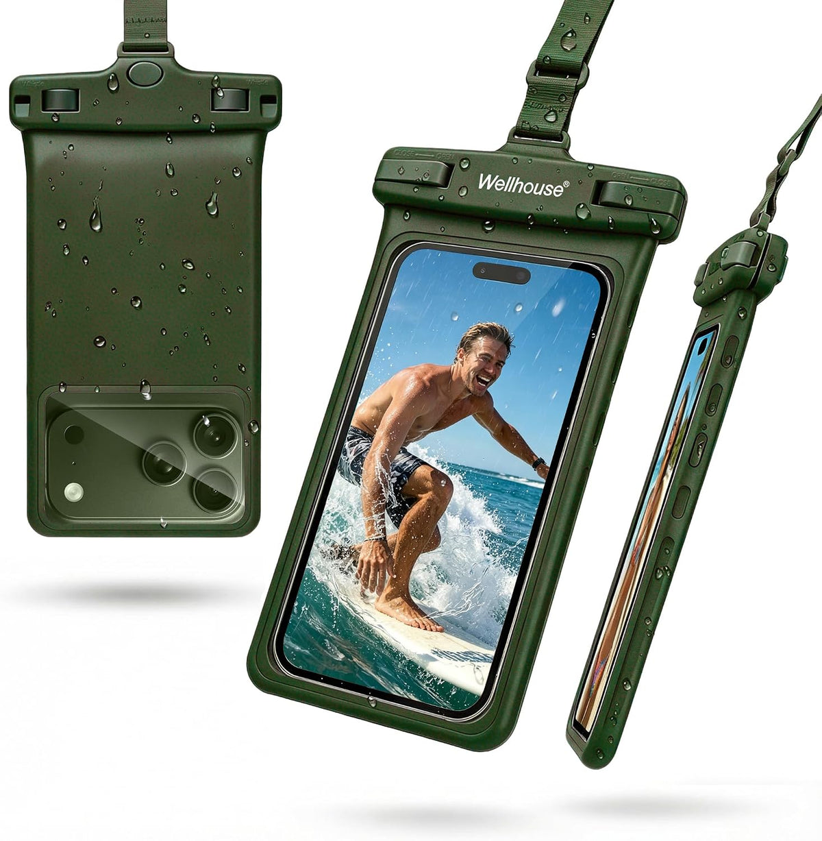 wellhouse 2-Pack Waterproof Phone Pouches