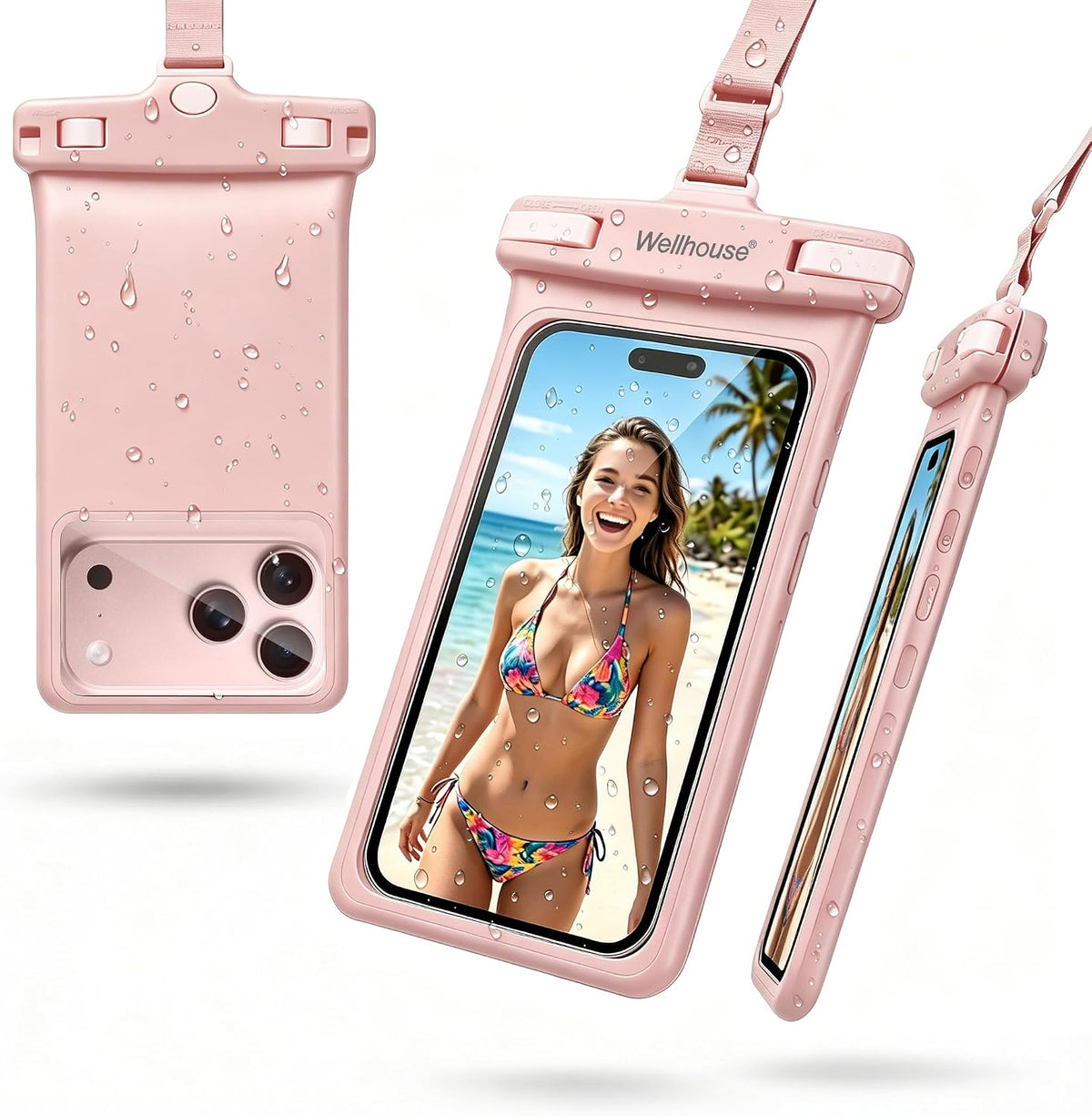 wellhouse 2-Pack Waterproof Phone Pouches