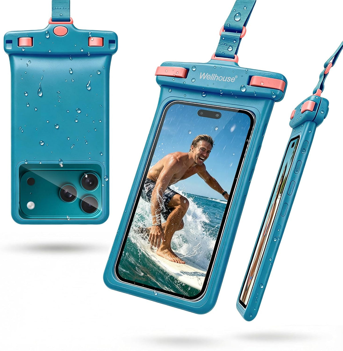 wellhouse 2-Pack Waterproof Phone Pouches