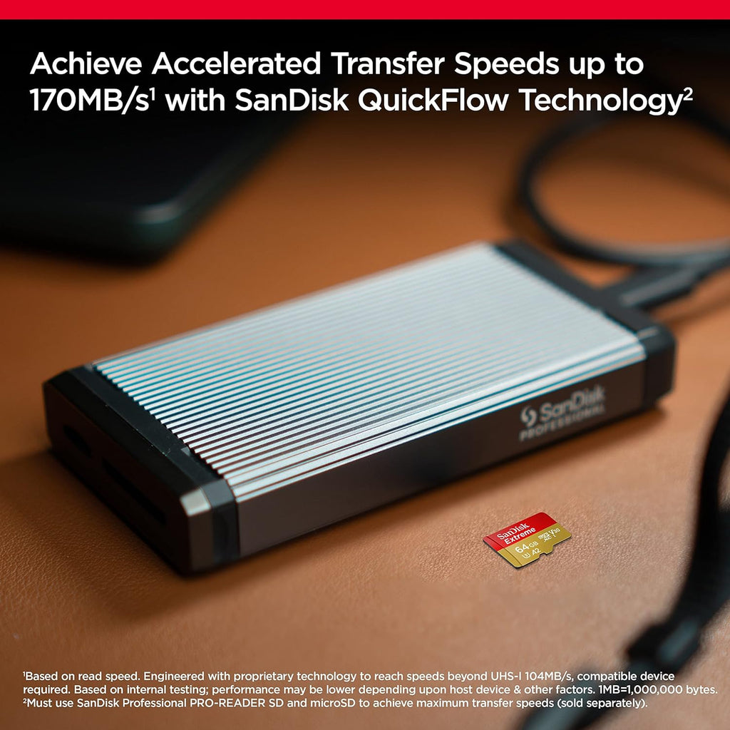 SanDisk Extreme microSDXC Card with Adapter
