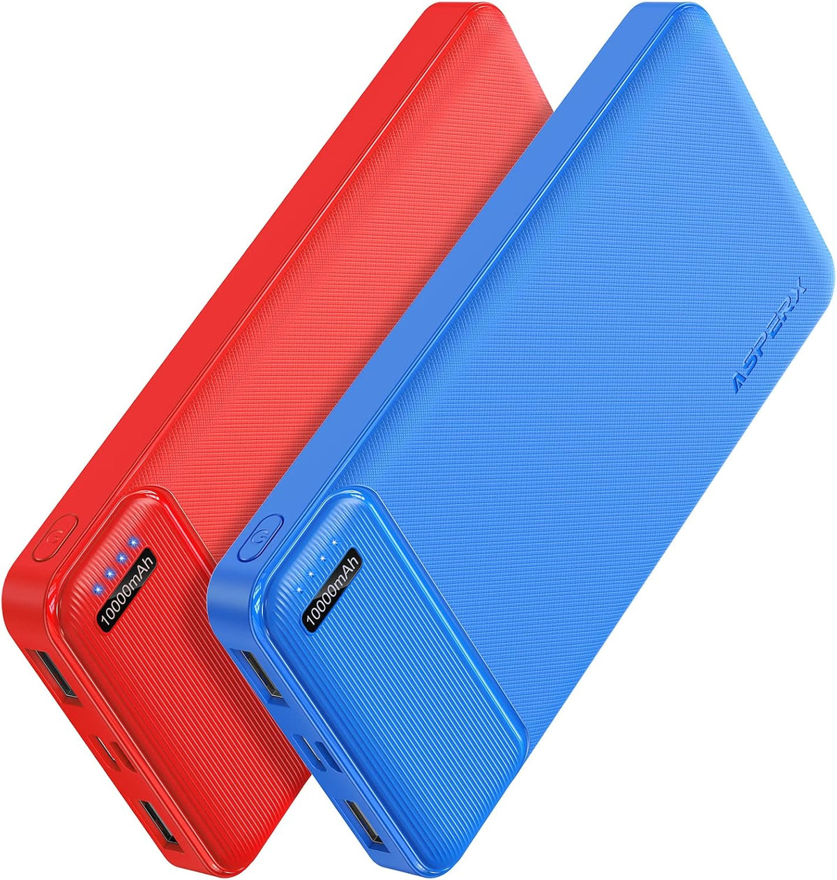 AsperX 2-Pack 10000mAh Power Banks