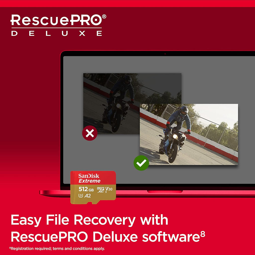 SanDisk Extreme microSDXC Card with Adapter