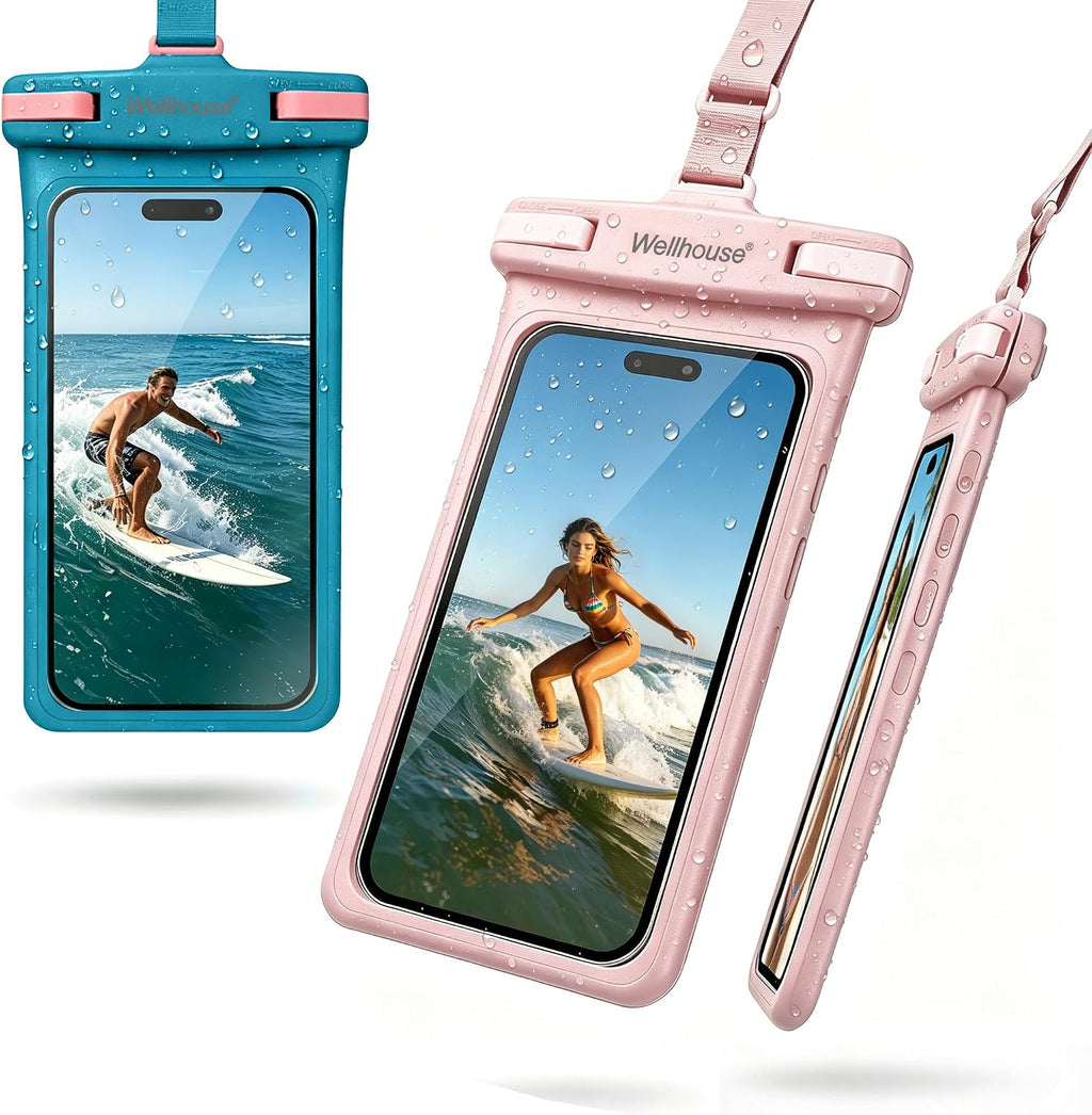 wellhouse 2-Pack Waterproof Phone Pouches