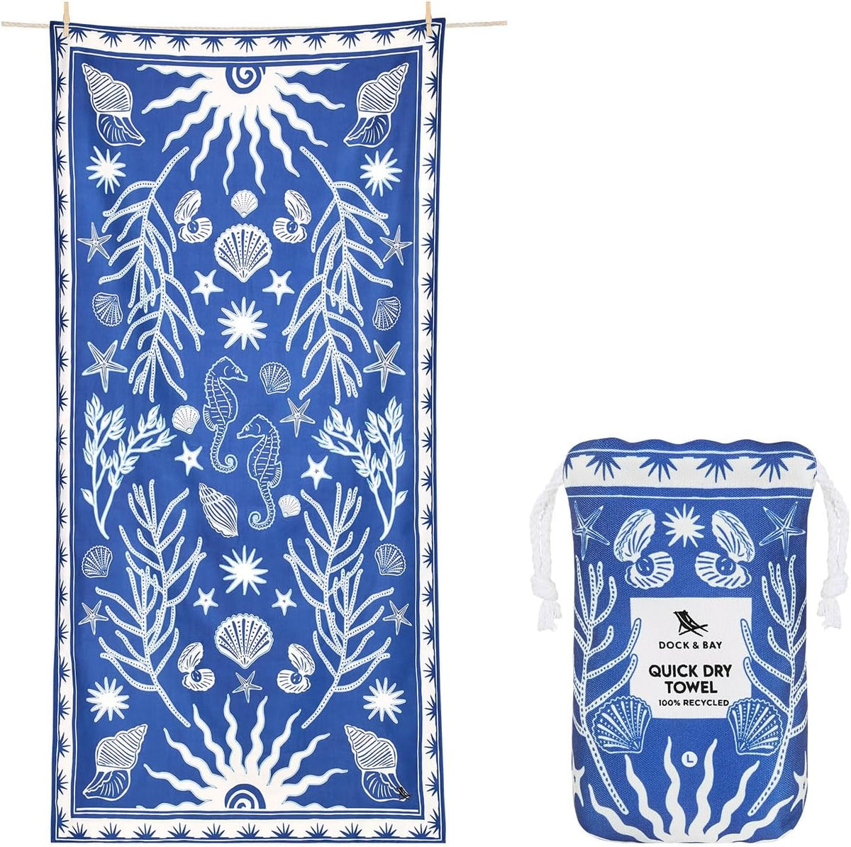 Dock & Bay Kids Quick-Dry Sand-Free Beach Towel