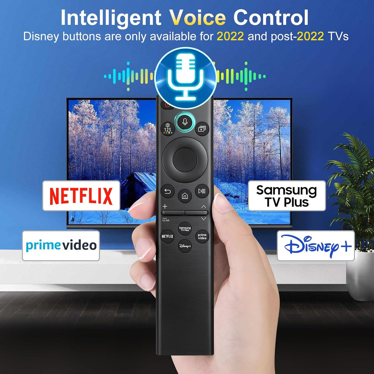 Universal Replacement Remote for Samsung Smart TVs