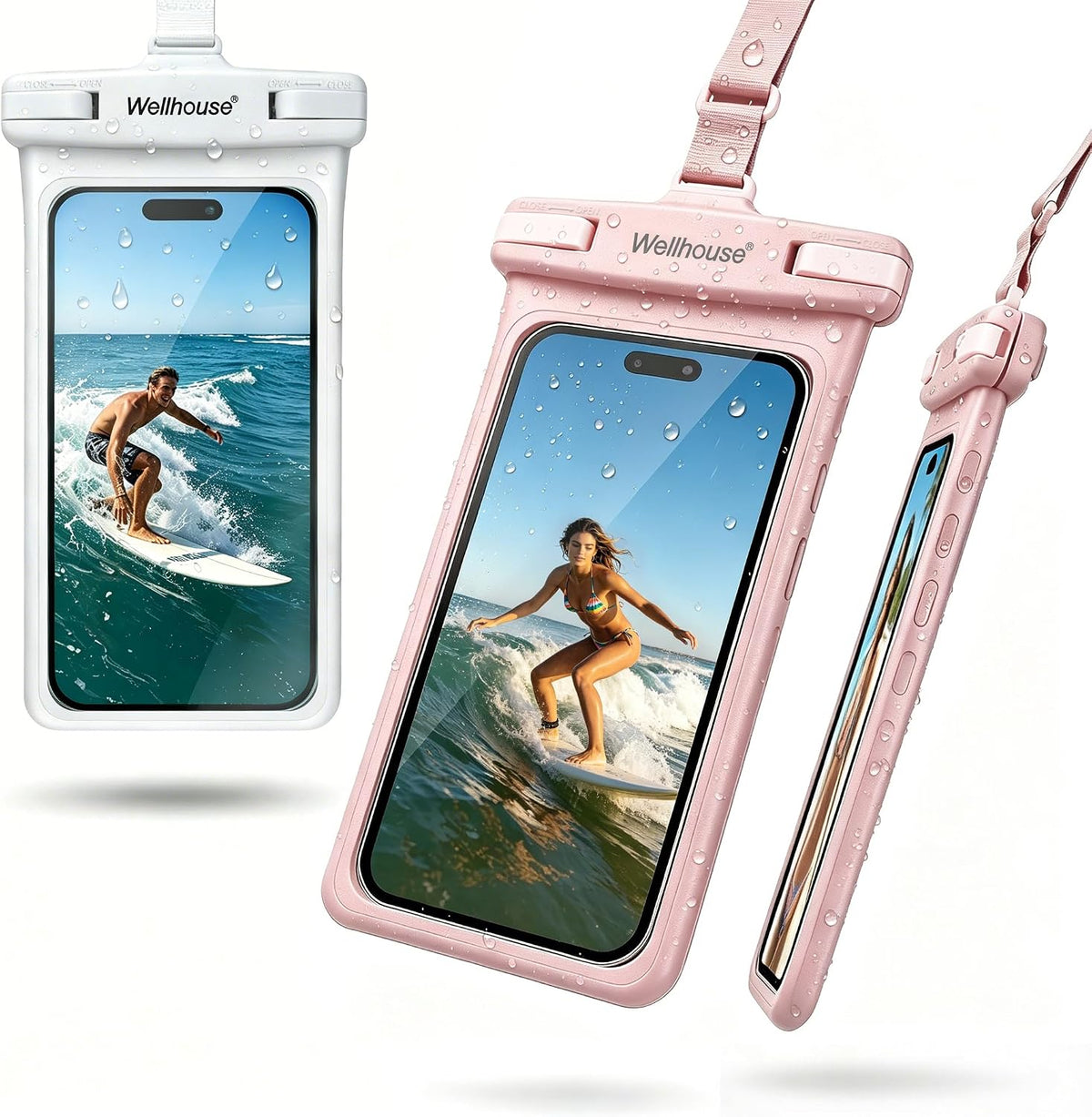 wellhouse 2-Pack Waterproof Phone Pouches