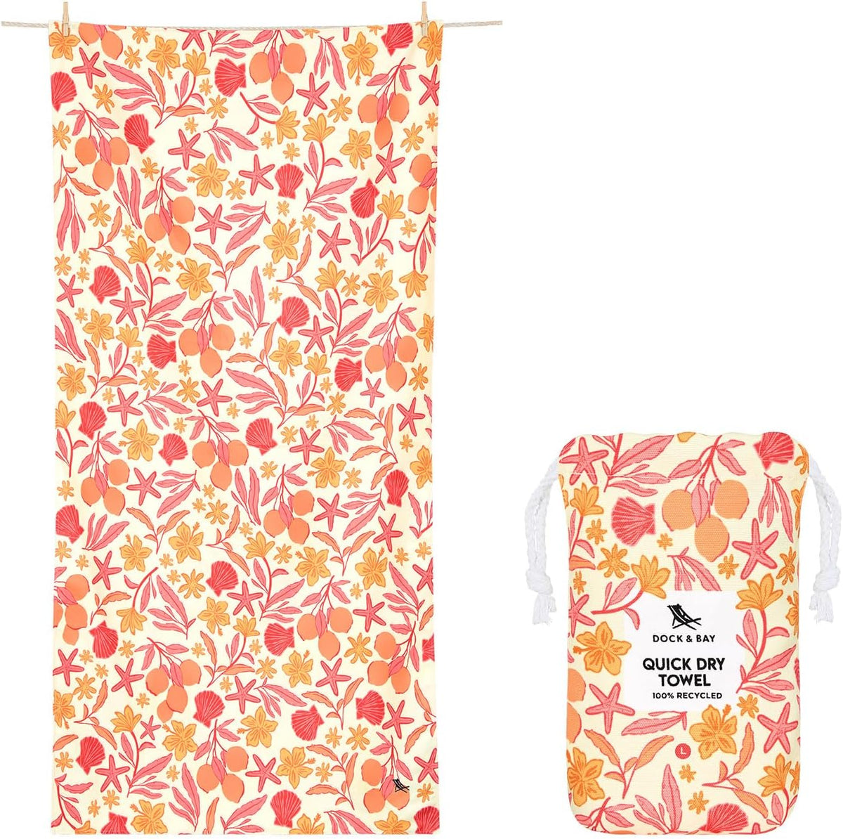Dock & Bay Kids Quick-Dry Sand-Free Beach Towel