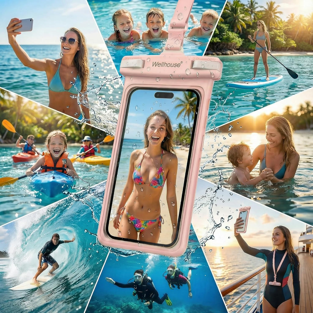 wellhouse 2-Pack Waterproof Phone Pouches